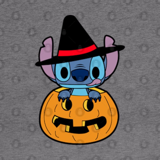 Stitch Halloween by mighty corps studio